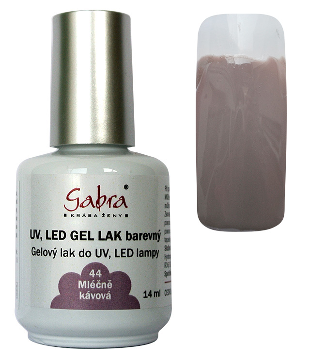 UV gel lak GABRA 44 mléčně kávová 14 ml | NEHTOVÁ MODELÁŽ - Gel laky UV gel lak GABRA 44 mléčně kávová 14 ml | NEHTOVÁ MODELÁŽ - Gel laky